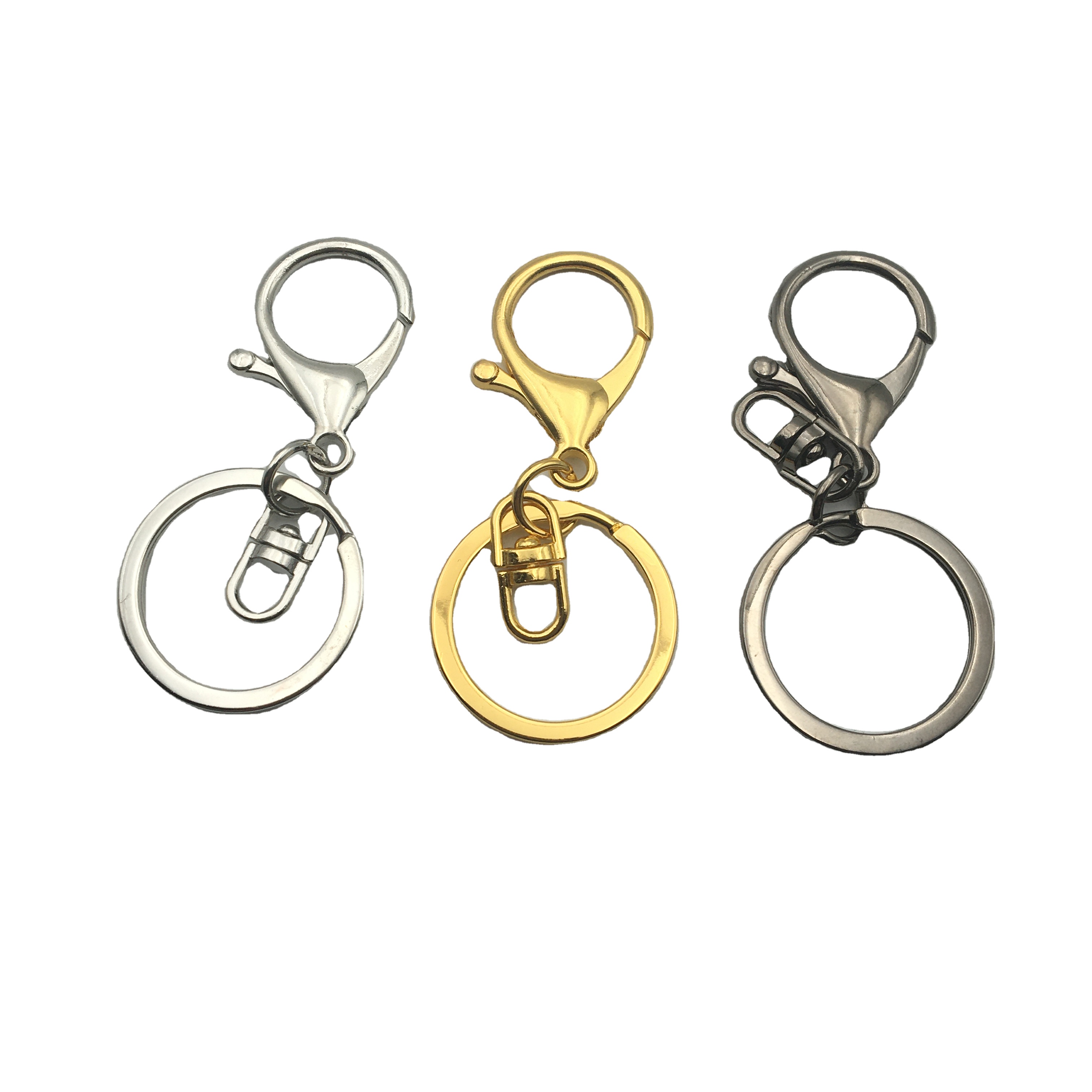 30 mm keyring + 35 mm lobster + 8-shape set